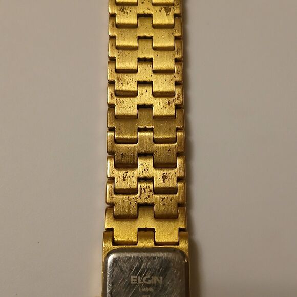 Vtg Elgin Diamond Elegant Gold Tone Quartz Bracelet Watch EM846 Japan Movt READ - Picture 16 of 16